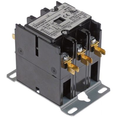 power contactor resistive load 40A 120VAC 30A/10HP (AC3/240V) 30A/7,46kW main contacts 3NO