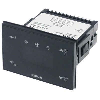 control element KIOUR type RSDFL TOUCH 71x29mm front dimensions 88x60mm display 3 digits
