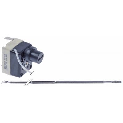 Termostat de siguranta friteuza 230°C, contact 16A, senzor ø 3x155 mm, cu rearmare manuala - 390028
