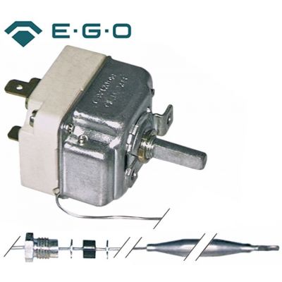 Termostat 30-90 °C, contact 16 A, senzor ø 6x130 mm, capilar 2500 mm - 390032