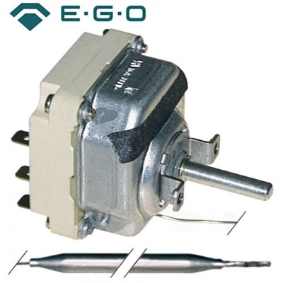 Termostat 100-192°C, 3 contacte, 16 A, bulb ø 7 x 200 mm, capilar 870 mm - 390057