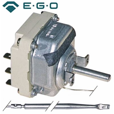 Termostat, temperatura maxima 260 °C, gama temperatura 60-240/80-260 °C, 3 contacte, 10 A - Cod 390074