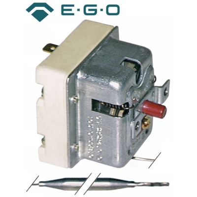 Termostat de siguranta 150°C, 1 contact 20 A, bulb ø 6 x 89 mm, lungime tub capilar 900 mm, EGO 55.32522.852 - 390159