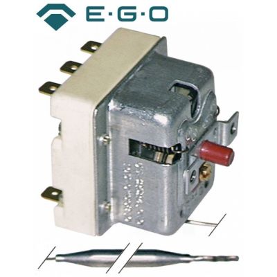 Termostat de siguranta trifazic 150 °C, contacte 20 A, senzor ø 6 x 87 mm, lungime tub capilar 1490 mm - 390166