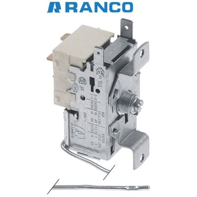 Termostat Ranco K22L2030, -13 -4 °C, capilar 2000 mm, pentru evaporator - 390207