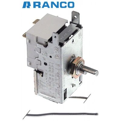 Termostat, gama temperatura -3 la +10°C, lungime tub capilar 2000 mm, model K55L5080 - Cod 390217