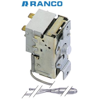 Termostat RANCO K22L2554, -5 +13 °C, senzor ø 10 x 100 mm, tub capilar 2000 mm - 390274