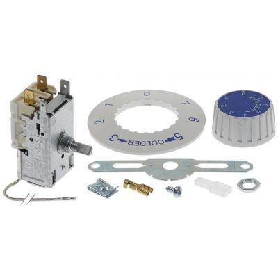 Termostat, gama temperatura de la -3 la +2,5°C, lungime tub capilar 1250 mm, model K50P1118 - Cod 390292
