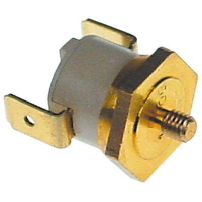 Termostat de contact cu bimetal 100 °C, contact 1 NC, 16 A, filet M4 - 390322