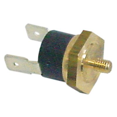 Termostat cu bimetal 145°C, contact NC 16 A, filet M4 - 390323