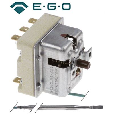 Termostat de siguranta trifazic 169°C, cu 3 contacte 20A, senzor ø 4 x 128 mm, lungime tub capilar 890 mm, EGO 55.32532.020 - 390324