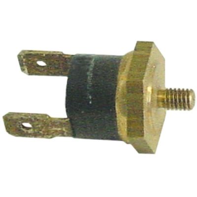 Termostat cu bimetal 165°C, contact 16A, filet M4 - 390329