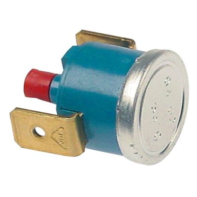 Termostat de siguranta cu bimetal 155°C, contact 16A, cu buton de rearmare manuala - 390380
