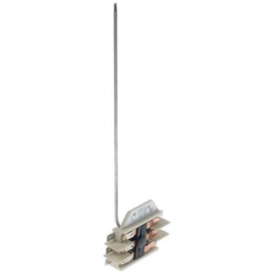 Termostat, 165 °C, 2 contacte, 20 A, senzor ø 3 mm, lungime tub capilar 210 mm - Cod 390391