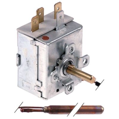 Termostat TR2 0-90°C, contact 16A, 250V, bulb ø 6,5 x 110 mm, capilar 1500 mm - 390399