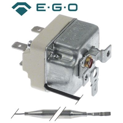 Termostat fix 85°C, contact 16A, bulb 6x130 mm, capilar 1470 mm - 390416