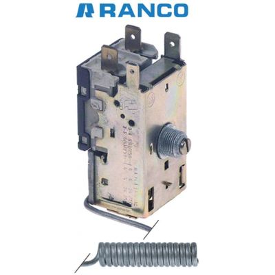 Termostat, senzor ø 9 mm, lungime senzor 40 mm, lungime tub capilar 560 mm - Cod 390444