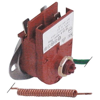 Termostat de siguranta 110°C, cu 2 contacte 16 A, senzor ø 6x50 mm, lungime capilar 1540 mm - 390469