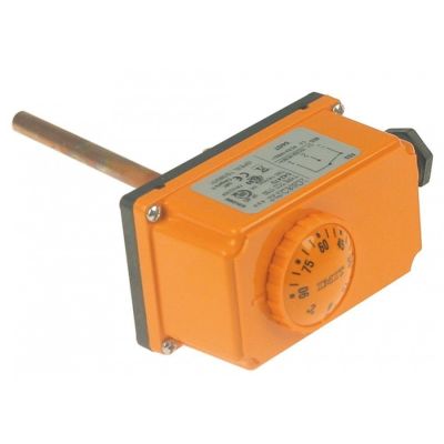 Termostat cu tija, gama temperatura 0-90°C, 1 contact, 16 A, senzor ø 8 mm, lungime senzor 85 mm - 390497