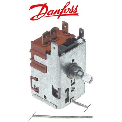 Termostat DANFOSS 077B7005, -32,5 la -7,5 °C, lungime tub capilar 2300 mm - 390556