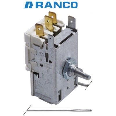 Termostat evaporator RANCO VS105 K54-H1404, -34 la -12°C, lungime tub capilar 2000 mm - 390564