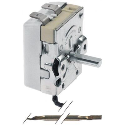 Termostat Tecasa 50-300°C, contact 16A, senzor ø 5 x 65 mm, lungime capilar 900 mm - 390602