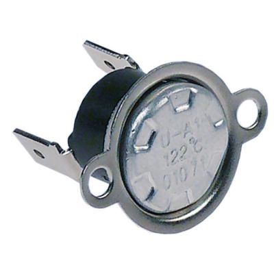 Termostat de contact cu bimetal 122 °C, 1 contact, 2 orificii de montare - 390628