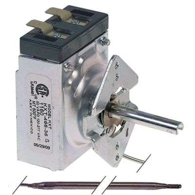 Termostat reglabil, temperatura maxima 260 °C, bulb ø 4,5 x 285 mm, lungime tub capilar 900 mm - 390637