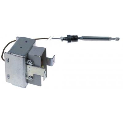 Termostat de siguranta, 218°C, 1 contact, bulb ø 8 x 77 mm, niplu 1/4", lungime tub capilar 940 mm - 390638