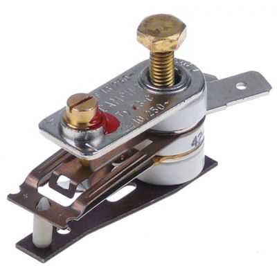 bi-metal thermostat switch-off temp. 300°C 1CO 1-pole 10A 250V connection male faston 6,3mm