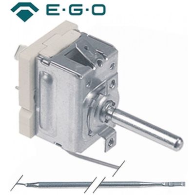Termostat t.max. 298°C, contact 1NO, bulb ø 3 x 182 mm, capilar 1000 mm - 390745