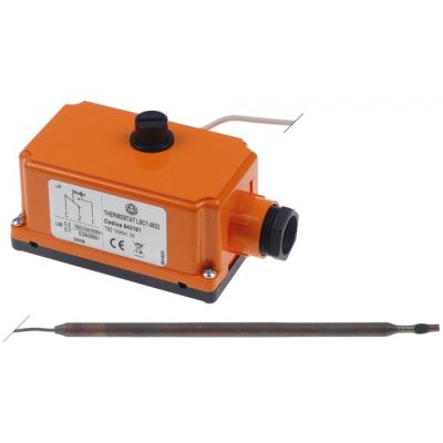 safety thermostat 80°C 1-pole 1CO probe ø 5mm probe length 131mm capillary pipe length 1000mm