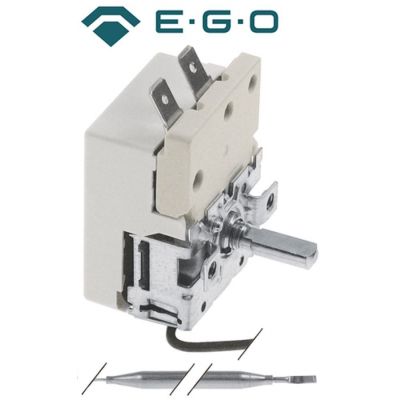 thermostat t.max. 130°C temperature range 35-130°C 1-pole 1NO probe ø 6mm probe length 113mm