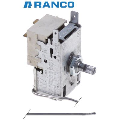 Termostat RANCO K22L2088, senzor ø 2 mm, lungime capilar L 2500 mm, -10 pana la -20 °C - 390775