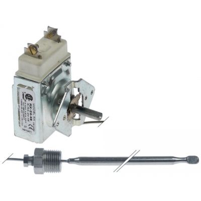 thermostat t.max. 185°C temperature range 93-185°C 1-pole at 5VDC 0,67A probe ø 6,35mm
