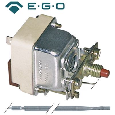 Termostat de siguranta 360°C,16 A, senzor ø 4 mm, L 128 mm, capilar L 1170 mm - 390786