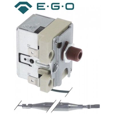 safety thermostat 110°C 1-pole 1NC probe ø 6mm probe length 78mm capillary pipe length 900mm
