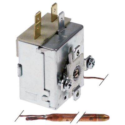 Termostat IMIT 87°C, contact 1CO, 16A, 250V, capilar 1500 mm, bulb ø 6,5x97 mm - 390812