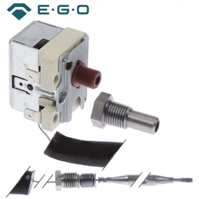 safety thermostat 230°C 1-pole 1NC 0,5A probe ø 6mm probe length 77mm