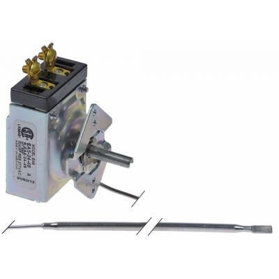 Termostat t.max. 550°F (287°C), contact 1NO, 30A, sonda ø 4,7 x 290 mm, capilar 1200 mm - 390837