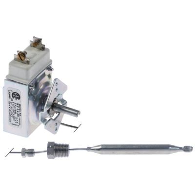 thermostat t.max. 190°C temperature range 90-190°C 1-pole 1NO 0,67A probe ø 9,5mm probe L 95mm