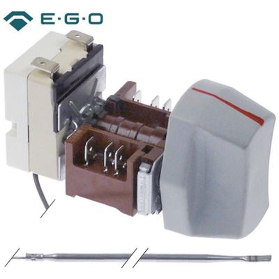 thermostat temperature range 50-291°C 1-pole 1NO probe ø 3mm probe length 160mm
