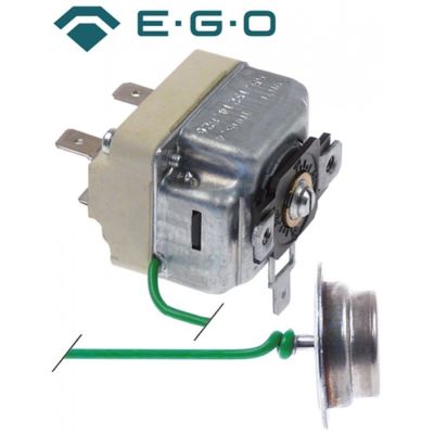 thermostat t.max. 90°C temperature range 30-90°C 1-pole 1CO 16A probe ø 20mm probe length 12mm