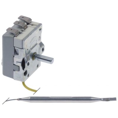 Termostat TECASA 30-110°C, contact in comutatie 1CO, 16A, bulb ø 6x91mm, fost 390927 - 391085