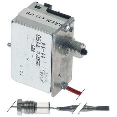 safety thermostat switch-off temp. 350°C 1-pole 1NC 16A probe ø 6mm probe L 78mm