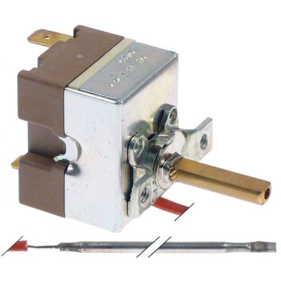 Termostat t.max. 320°C, 16 A, senzor ø 3 mm, L 135 mm, fir capilar 950 mm - 390973