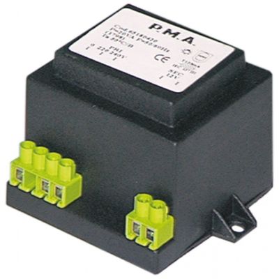 Transformator primar 230 V AC, secundar 12 V AC, putere 20 VA, secundara 2,1 A, 50 Hz - 400126