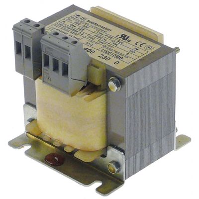 transformer primary 230/400VAC secondary 24VAC 100VA secondary 5A H 95mm L 85mm W 85mm