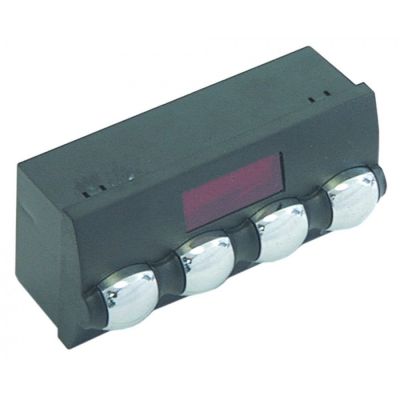 Tastatura cu 4 butoane SPHERA/TRON, 119 x 51 mm - 400515