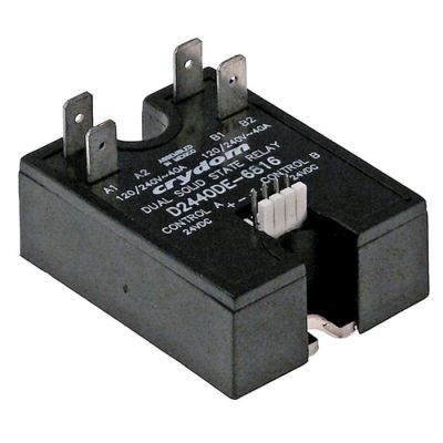 Releu de putere electronic - semiconductor CRYDOM D2440DE-6816, 2 faze 2x40 A, 59x46 mm - 400559